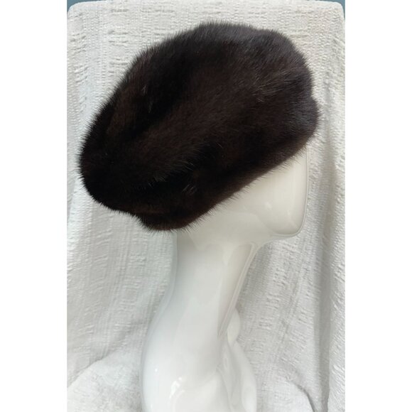 Lenore Marshall Black Natural Fur Hat #47768 main image 5